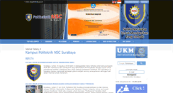 Desktop Screenshot of nscpolteksby.ac.id